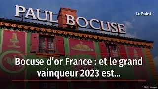 Bocuse d’or France  et le grand vainqueur 2023 est… [upl. by Aenat]