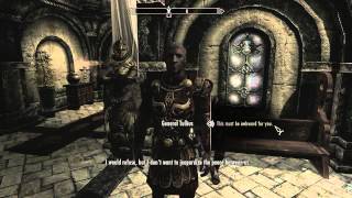 Elders Scroll Skyrim General Tullius at the Thalmor party [upl. by Neggem43]