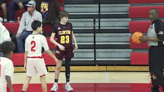 20240125 Clinton vs RIS 78 Boys 4K [upl. by Ninetta]