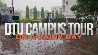 DTU campus tour on a rainy day✨ [upl. by Alemrac]