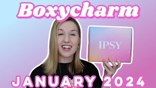 Boxycharm by Ipsy  Unboxing amp TryOn  January 2024 [upl. by Erelia]