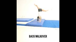 Back Walkover by Shreya  Gymnastics [upl. by Pip]