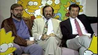 The Simpson Matt Groening James Brooks and Sam Simon With Barry Roskin Blake 1990 [upl. by Aseretairam932]