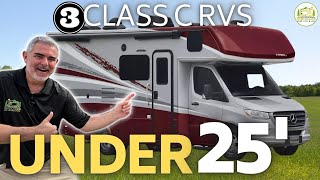 3 Small Class C RVs Under 25 Feet  2024 Models [upl. by Eddina]