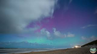 Poollicht Egmond aan Zee 25112023 timelapse [upl. by Pokorny]