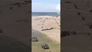 WW D Day German War Captain Yelling quotAttack The Americansquot at DDay Reenactment in Conneaut Ohio [upl. by Gilford258]