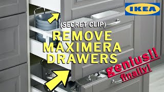 How to Remove IKEA Maximera Drawers [upl. by Lalad]