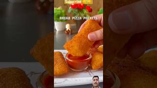 Trending Recipe of Bread Pizza Pockets recipe snacks shorts [upl. by Nageet]