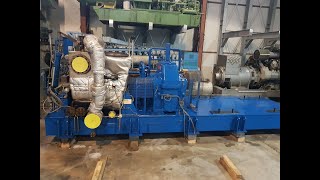 2600 KW Dresser Rand steam turbine  Dampfturbine B5S6G [upl. by Kassity]