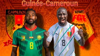 CAN 2023  GUINÉECAMEROUN  Tactique historique dynamique ZOOM sur le match [upl. by Lysander]