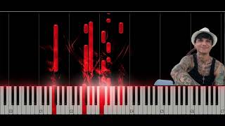 Neve al sole  Ultimo base e spartito piano tutorial [upl. by Benedetta751]