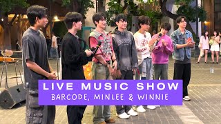 Live Music Show  Barcode MinLee amp Winnie  Chiang Mai Thailand [upl. by Gretchen]