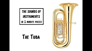 The Tuba The Sounds of Instruments in 1 min pieces [upl. by Ynohtnaeoj]