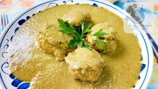 Albóndigas de Pollo en Salsa de Molito Verde 🧆🍵☘🌶👨‍🍳😉😋🤤😊🥰😍😘 [upl. by Lraed]