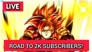 LIVE  DRAGON BALL LEGENDS  ROAD TO 2K 🔥  ROSE OFFICIAL [upl. by Ahsema]