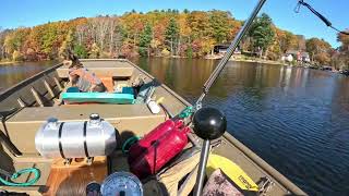 Otis Reservoir Fall boat ride October 19 2024 [upl. by Hoseia433]