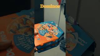 Dominos pizza 😯Free Coupons Chicken pizza food collegedays minivlog foodiepizza [upl. by Loyce698]