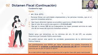 Seminario Dictamen Fiscal y del INFONAVIT [upl. by Harelda]