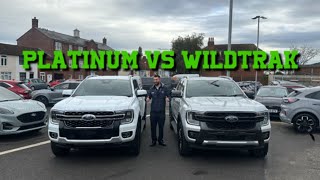 2024 Ford Ranger Wildtrak VS Platinum Specification Differences Walk around 💥 [upl. by Remsen]