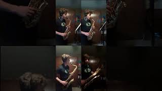 Mii channel theme sax quartet AATB saxophone saxcover woodwindinstrument music videogamemusic [upl. by Rosati]