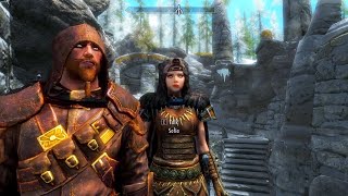 Visiting Korvanjund before Civil War quest Skyrim Anniversary Edition [upl. by Ynnal]