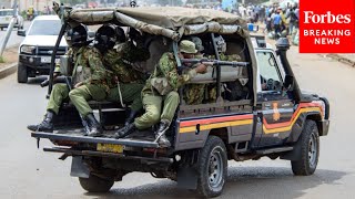 Kenyan Police Disperse Demonstrators Protesting Against Controversial Tax Increase [upl. by Reece]