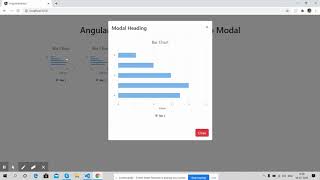 Angular 10 HighCharts in Bootstrap Modal [upl. by Edric]