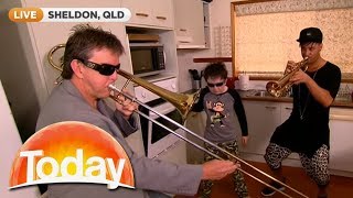 Timmy Trumpet joins Oven Boy for a TODAY Show jam  TODAY Show Australia [upl. by Cirad]