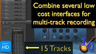 Multiple interfaces amp USB Mics  Minute GarageBand [upl. by Hitt]