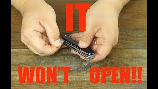 Fixing a seized up Swiss Army Knife [upl. by Marline563]