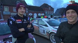 Lucas Ryez et Nicolas Dupont à larrivée du Rallye de Picardie 2024 [upl. by Medardas]