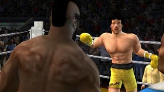 Rocky legends PS2 Clubber Lang vs Rocky Balboa Career Clubber Lang [upl. by Anivlis750]