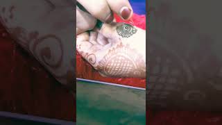 Finger😍 mehendi design heenashortsvideo [upl. by Janus639]