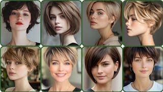 modern pixie layer haircut and highlights hair dye colour ideas [upl. by Jud]