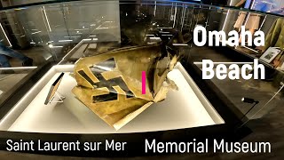 DDay  Omaha Beach  Memorial Museum  Saint Laurent sur Mer  POV [upl. by Libbey423]