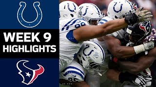 Colts vs Texans  NFL Week 9 Game Highlights [upl. by Nahgiem68]