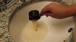 How To UnclogClean Your Bathroom Sink Drain or Any Drain QUICK AND EASY Baking Soda and Vinegar [upl. by Adnilema]