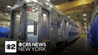 NJ Transit unveils new rail cars [upl. by Zap]