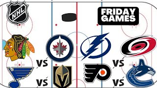 NHL Predictions Today 101124 FREE PICKS and Betting Tips [upl. by Emyaj]