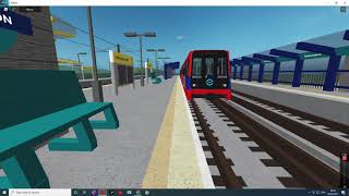 DLR Train Ride from Bathampton to Airport [upl. by Norby245]