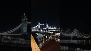 quotNightfall unveils the magic of London Bridgequotforyou london england uk travel viralvideo [upl. by Ahsienad695]