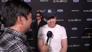 Luke Slattery Carpet Interview for Keepers  Screamfest 2024 [upl. by Asim]