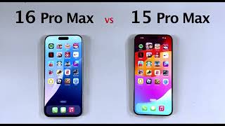 iPhone 16 Pro Max vs iPhone 15 Pro Max Is It Really Faster 🚀 [upl. by Ahseel925]