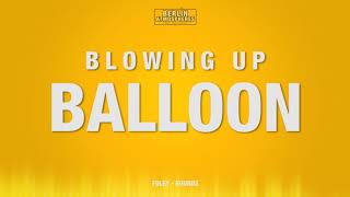 Blowing Up Balloon SOUND EFFECT  Luftballon aufpusten aufblasen SOUNDS SFX [upl. by Kantor]