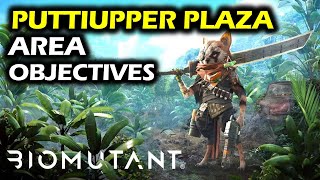 Puttiupper Plaza Superb Loot amp Area Objectives  Biomutant Collectibles Guide amp Walkthrough [upl. by Annadal552]