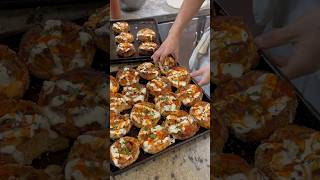 Trying Krispy Pizza’s viral buffalo chicken pinwheel 📍Krispy Pizza NY pinwheel pizza food [upl. by Anol]