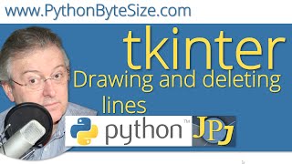 Drawing and deleting lines on a tkinter canvas [upl. by Standing]