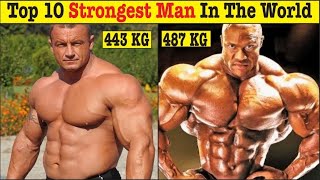 Top 10 strongest Men In The World  strongest Men [upl. by Enahpad]