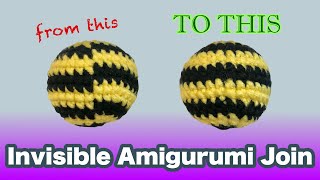 Invisible Amigurumi Join [upl. by Kain827]