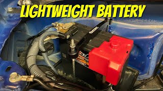 BRZ Lightweight Battery Install [upl. by Tewfik380]